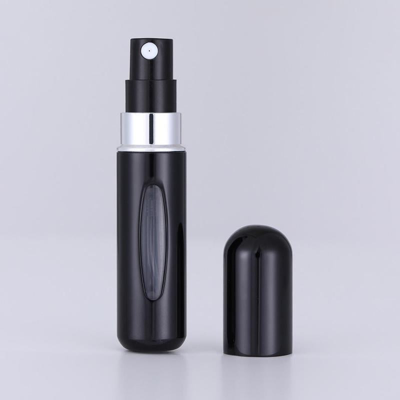 4PCS 5Ml Refillable Perfume Atomizer | Tsa-Approved Travel Spray Bottle, Leak-Proof Continuous Mist for Cologne & Body Mists – Mini Decanter Gift Set for Men (Fall/Holiday Essentials
