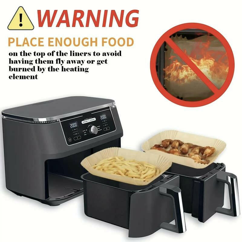 Air Fryer Paper Liners (100pcs) - Crazy Productz