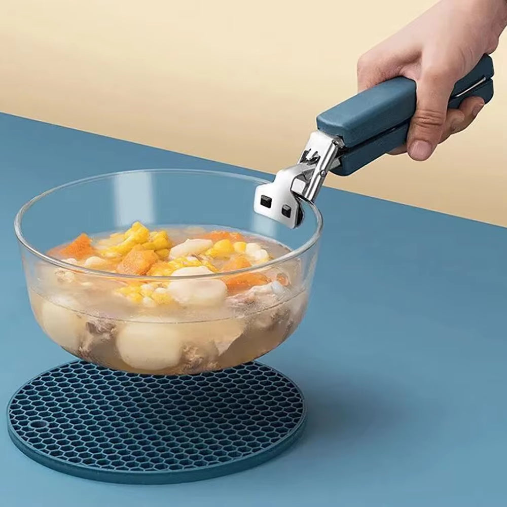 Anti-Scalding Clip Disc Lifter Steamer Clamp Silicone Gloves Microwave Oven Tray Non-Slip Pan Gripper Kitchen Accessories