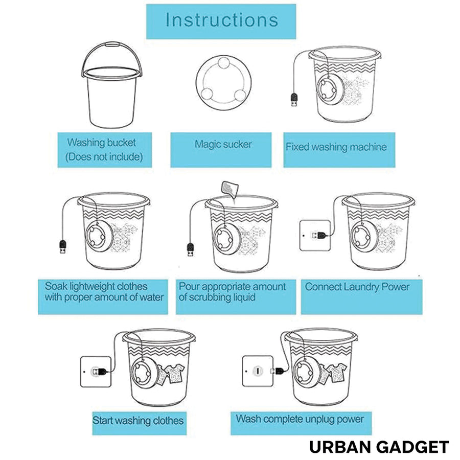 Portable Mini Washing Machine