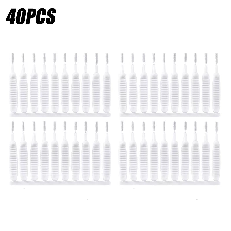 10-500PCS Shower Cleaning Brush Bathroom Micro Nylon Brush Nozzle Anti-Blocking Cleaning Tools Bathroom Accessories