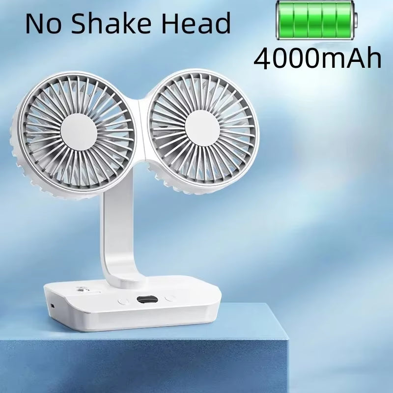 Double Head Desktop Fan - Crazy Productz