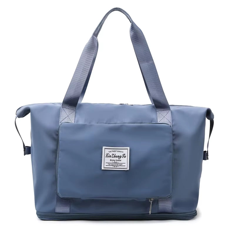Foldable Large Capacity Storage Folding Bag Travel Bags Tote Carry on Luggage Handbag Waterproof Duffel Women Shoulder Bags