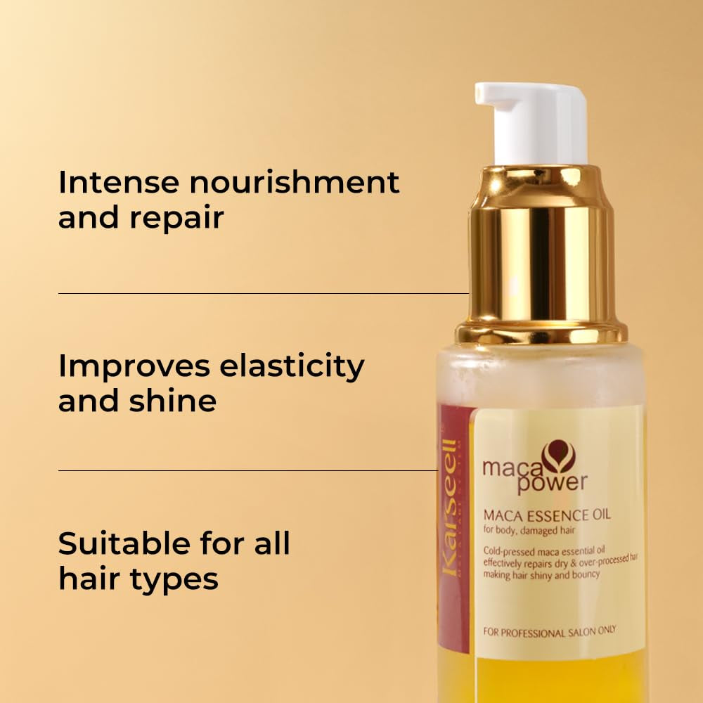 Collagen Hair Treatment Deep Repair Conditioning, Hair Mask Argan Oil Set for Dry Damaged Hair All Hair Types 16.9Floz + 1.69Floz