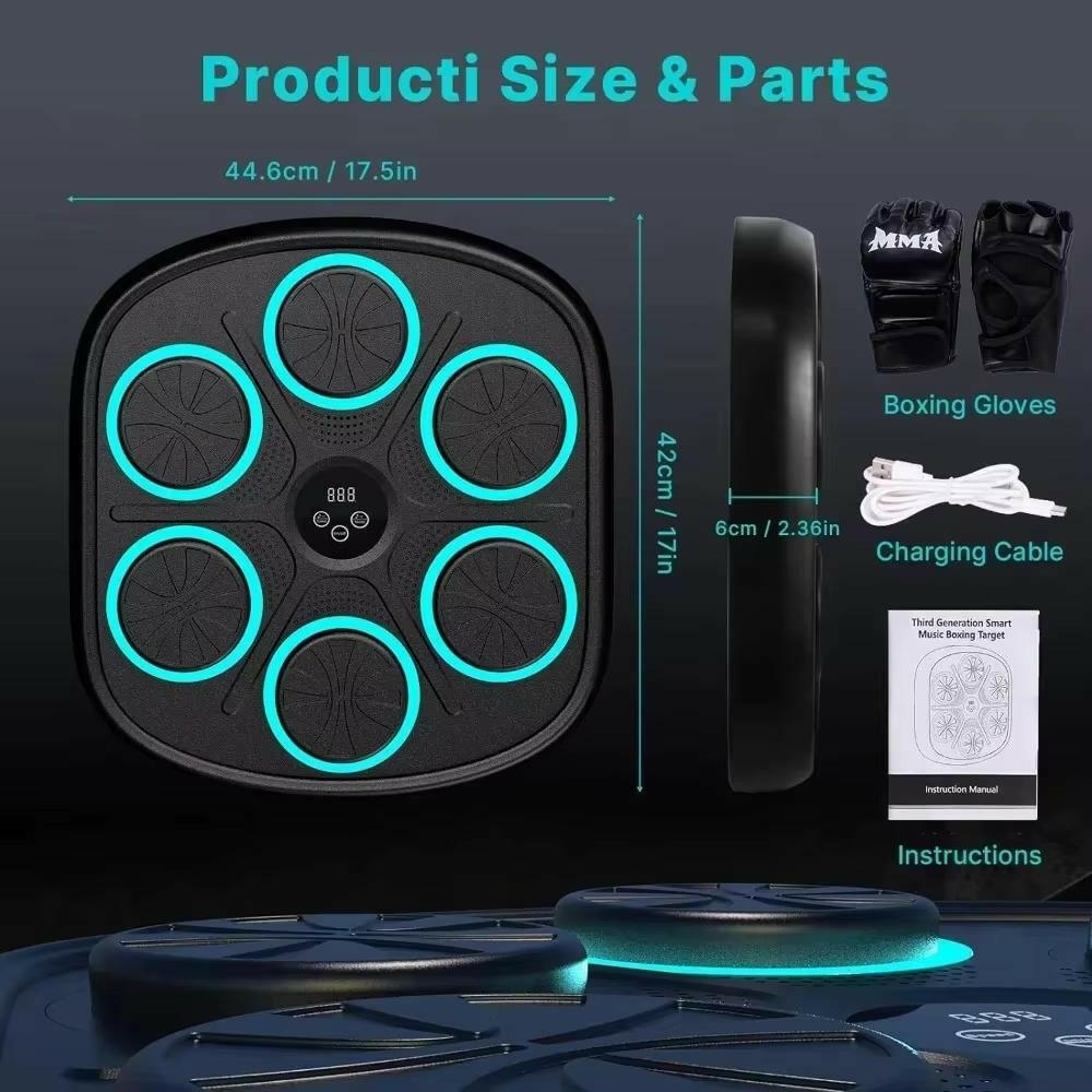 Smart Music Boxing Machine - Crazy Productz