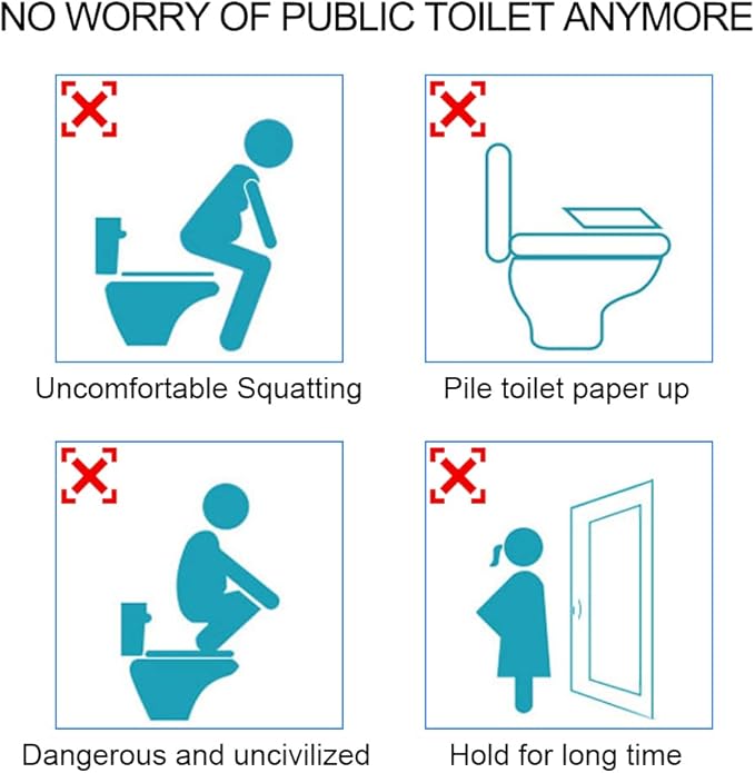 Disposable Toilet Seat Covers (50Pcs) - Crazy Productz