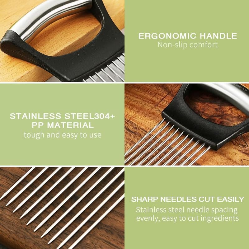 Stainless Steel Onion Slicer - Crazy Productz