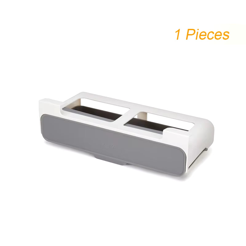Kitchen Self-Adhesive Spice Rack Seasoning Bottle Storage Shelf under Desk Spice Organizer Drawer Kitchen Storage Supplies