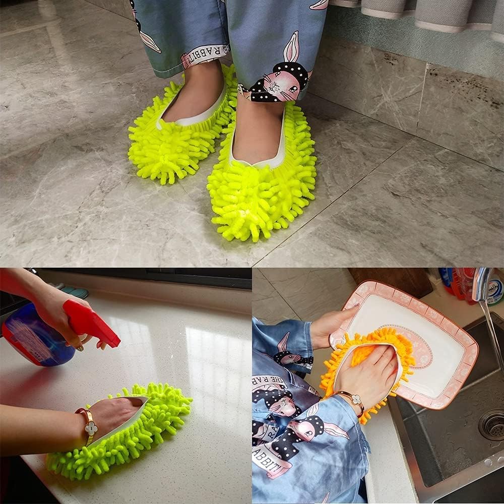 Dust Mop Slippers