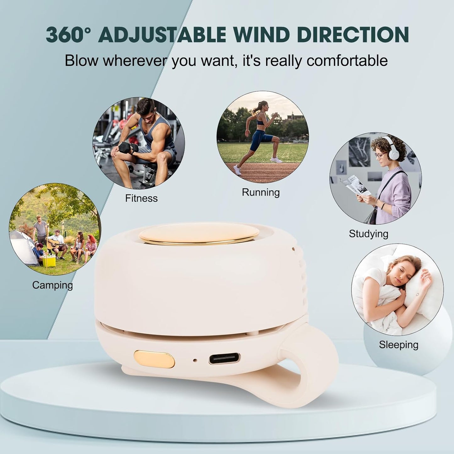 BreezeBuddy™ Portable Fan