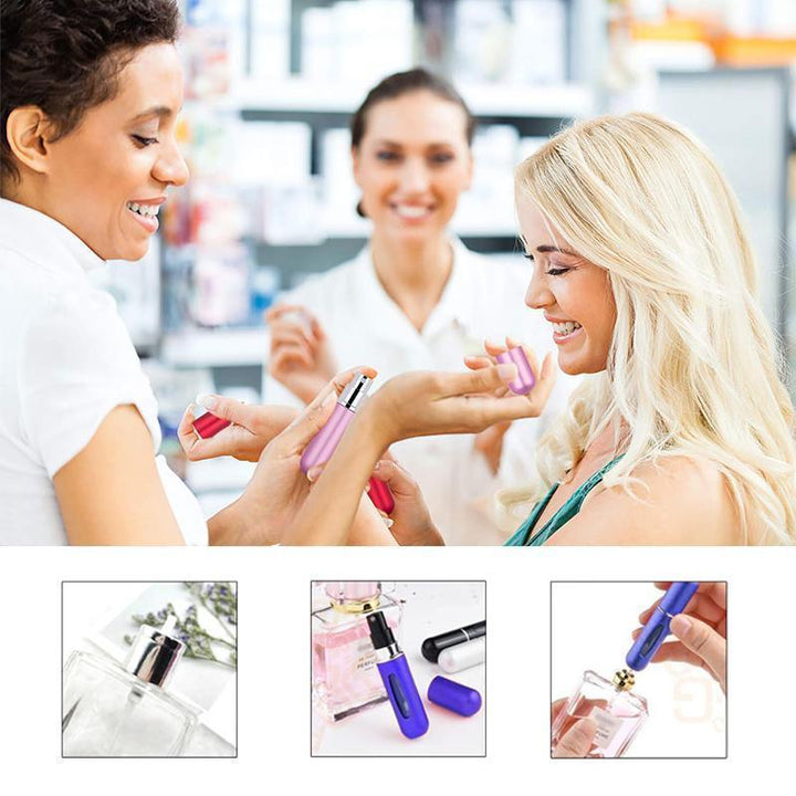 Refillable Travel Perfume Atomizer 4Pcs