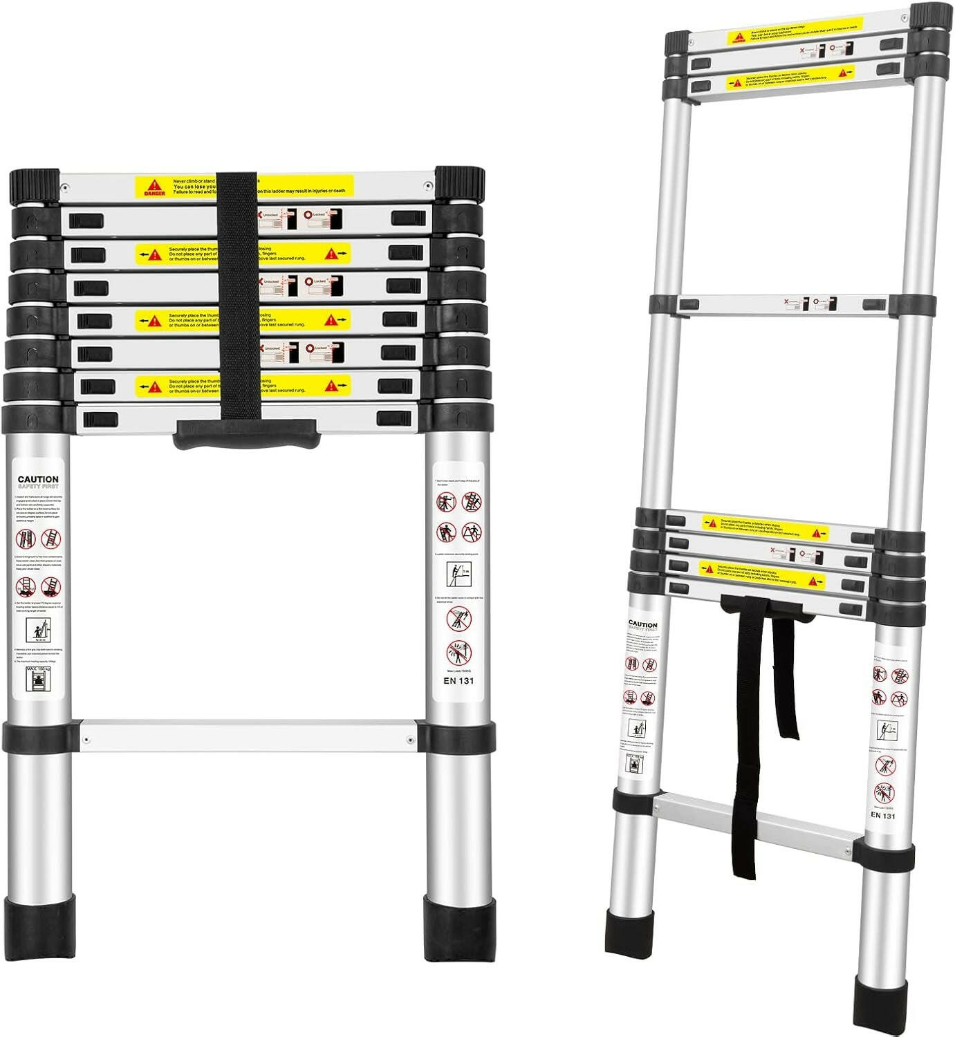 Aluminum Telescopic Ladders - Crazy Productz