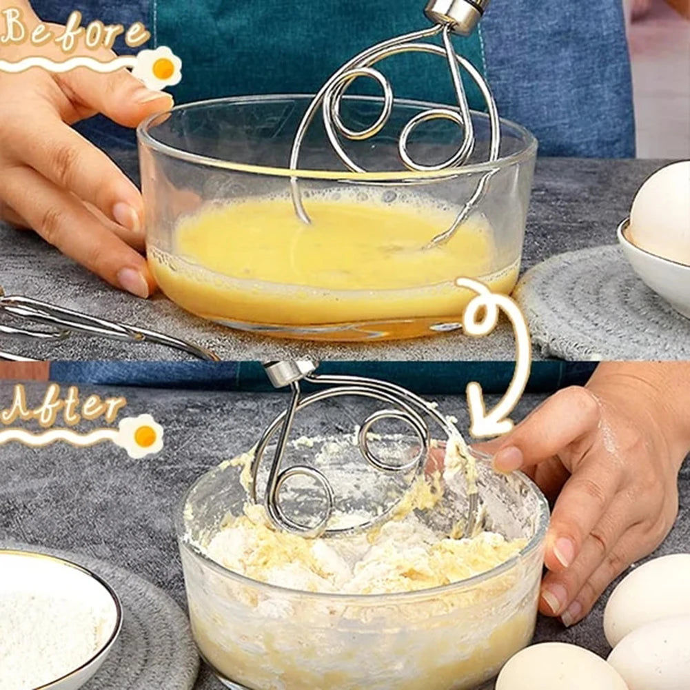 Stainless Steel Dough Whisk - Crazy Productz