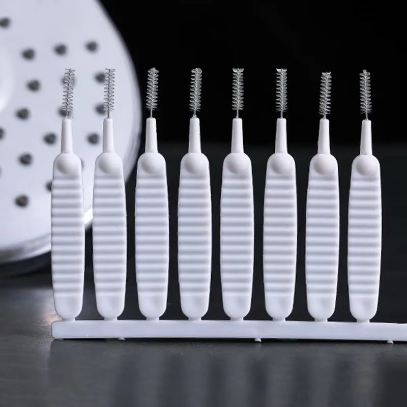 10-500PCS Shower Cleaning Brush Bathroom Micro Nylon Brush Nozzle Anti-Blocking Cleaning Tools Bathroom Accessories
