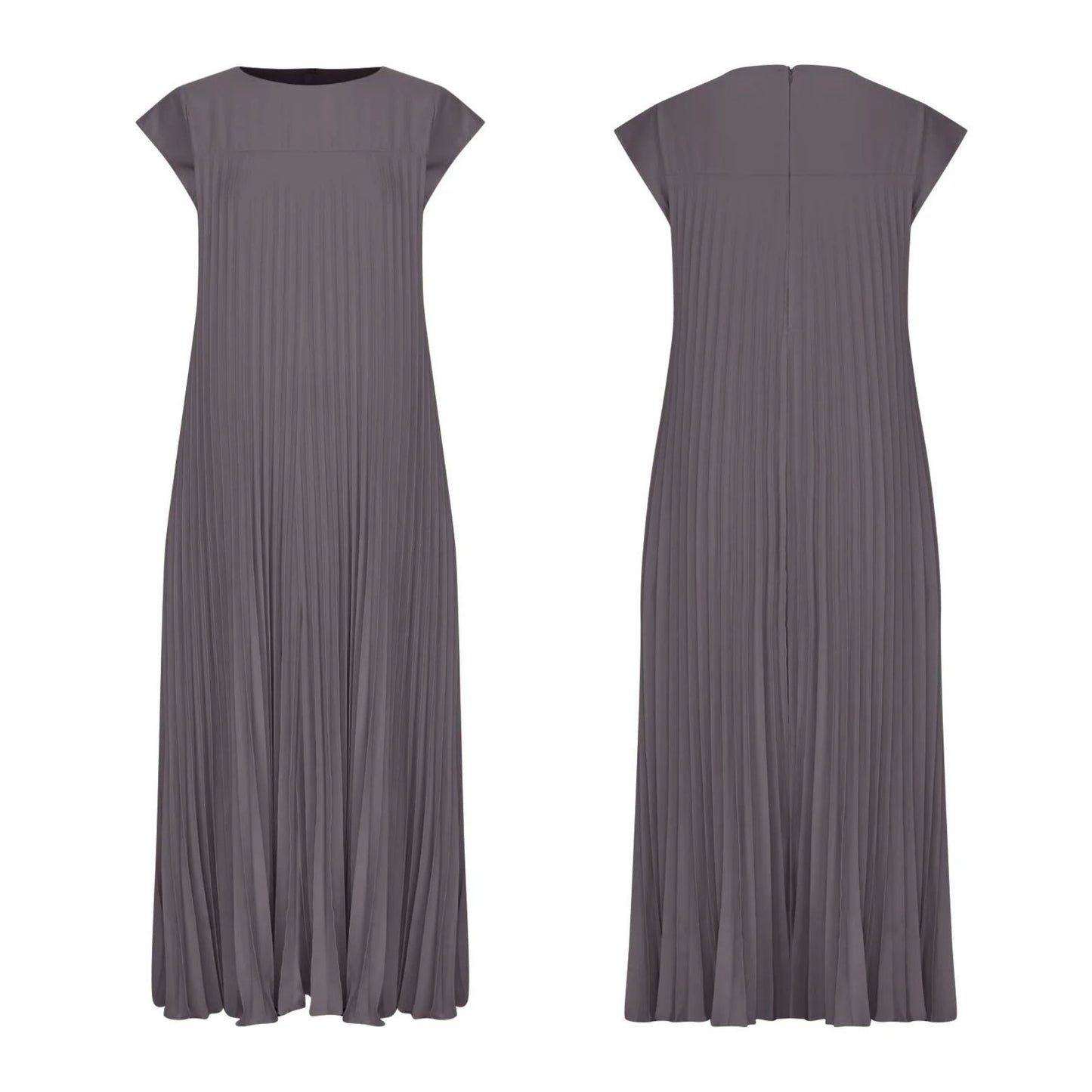 Elegant Pleated Dress - Crazy Productz