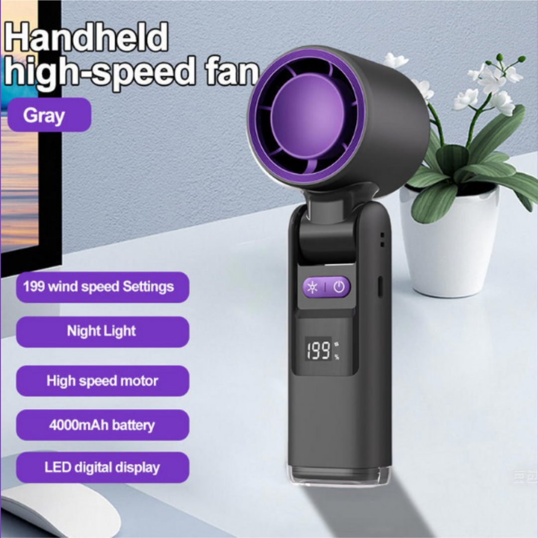Ventilador de bolsillo turbo recargable por USB
