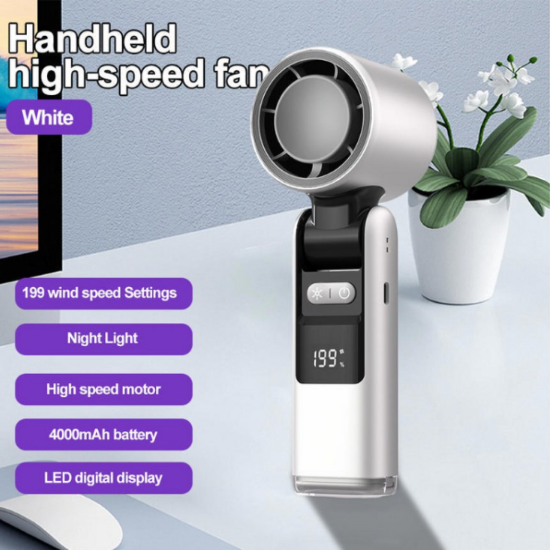 Ventilador de bolsillo turbo recargable por USB