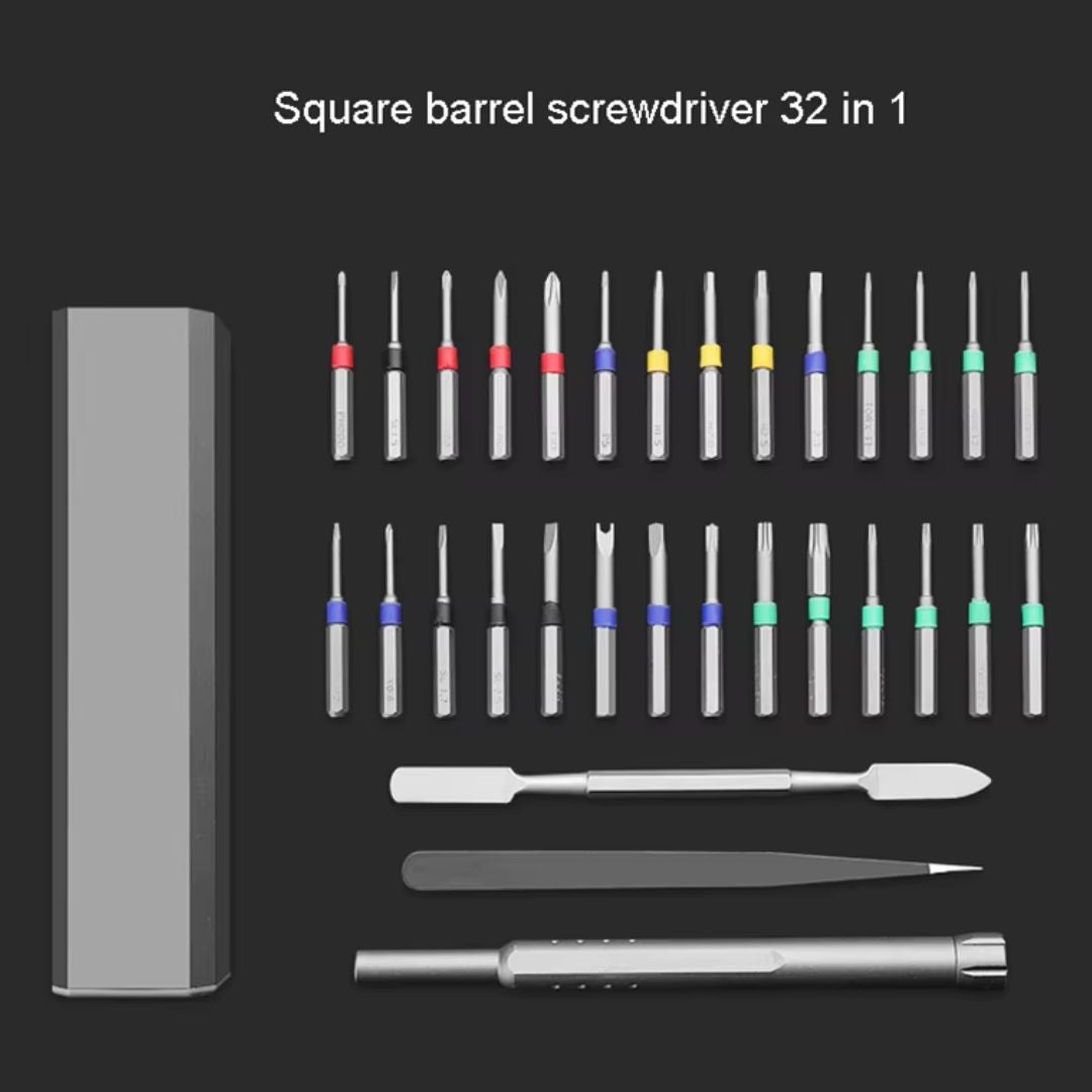 32/46 in 1 Compact Precision Screwdriver Set with Push Eject - Crazy Productz