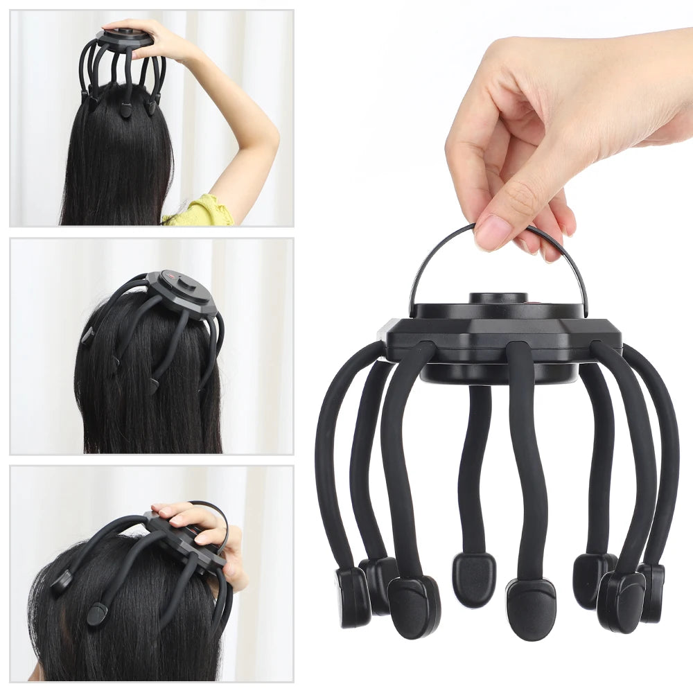 Multi-Claw Head Massager