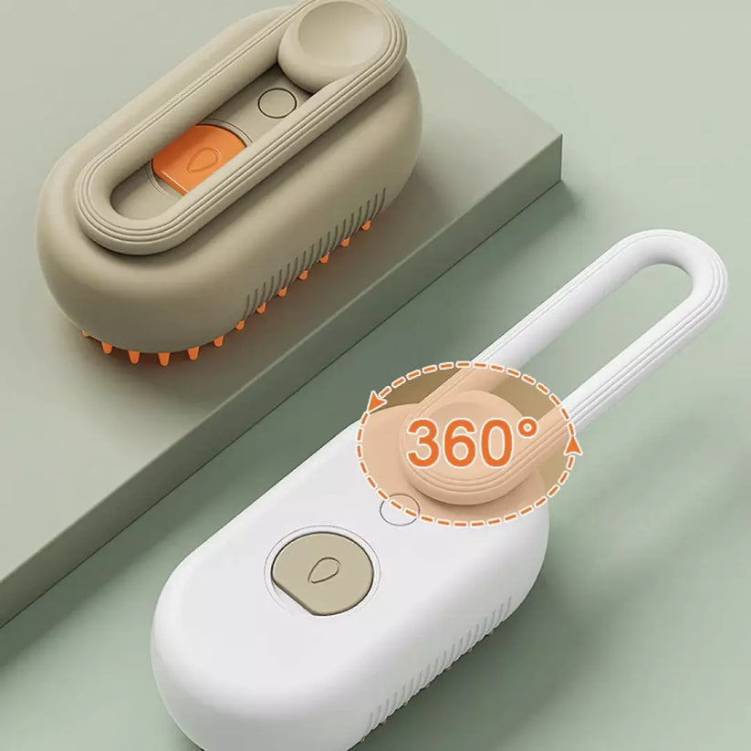 Pet Grooming Steam Brush