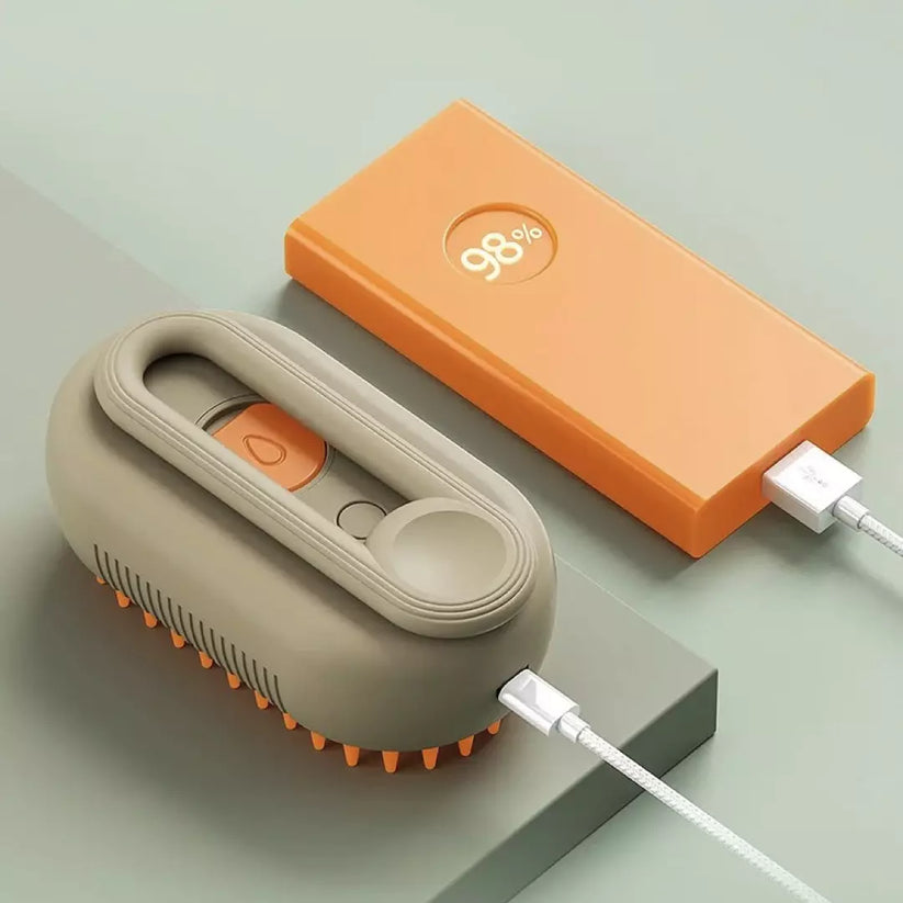 Pet Grooming Steam Brush