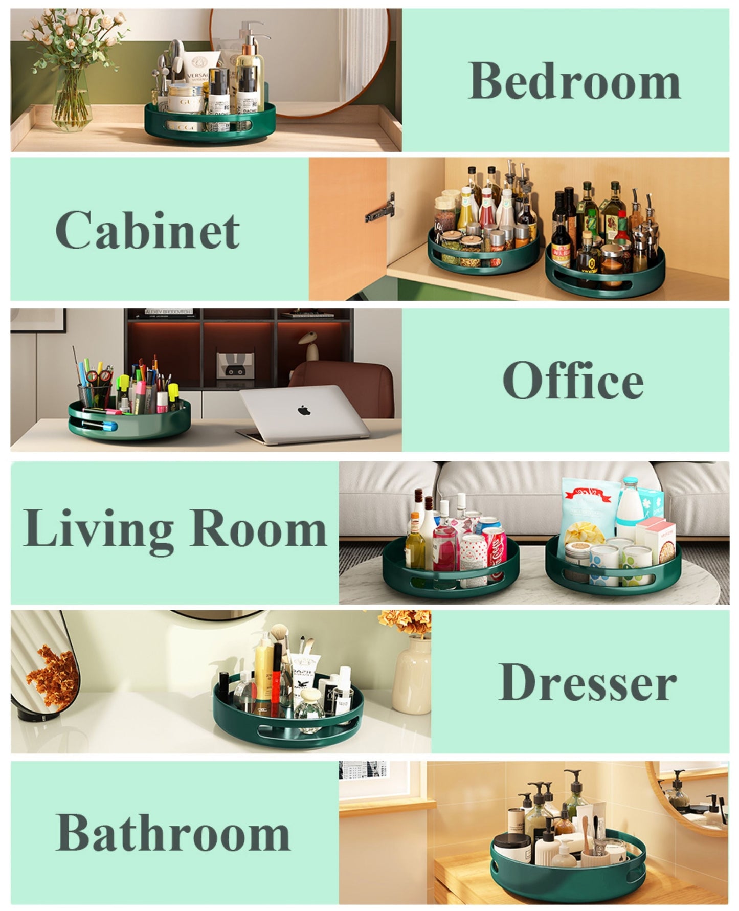 Lazy Susan Spice Organizer - Crazy Productz