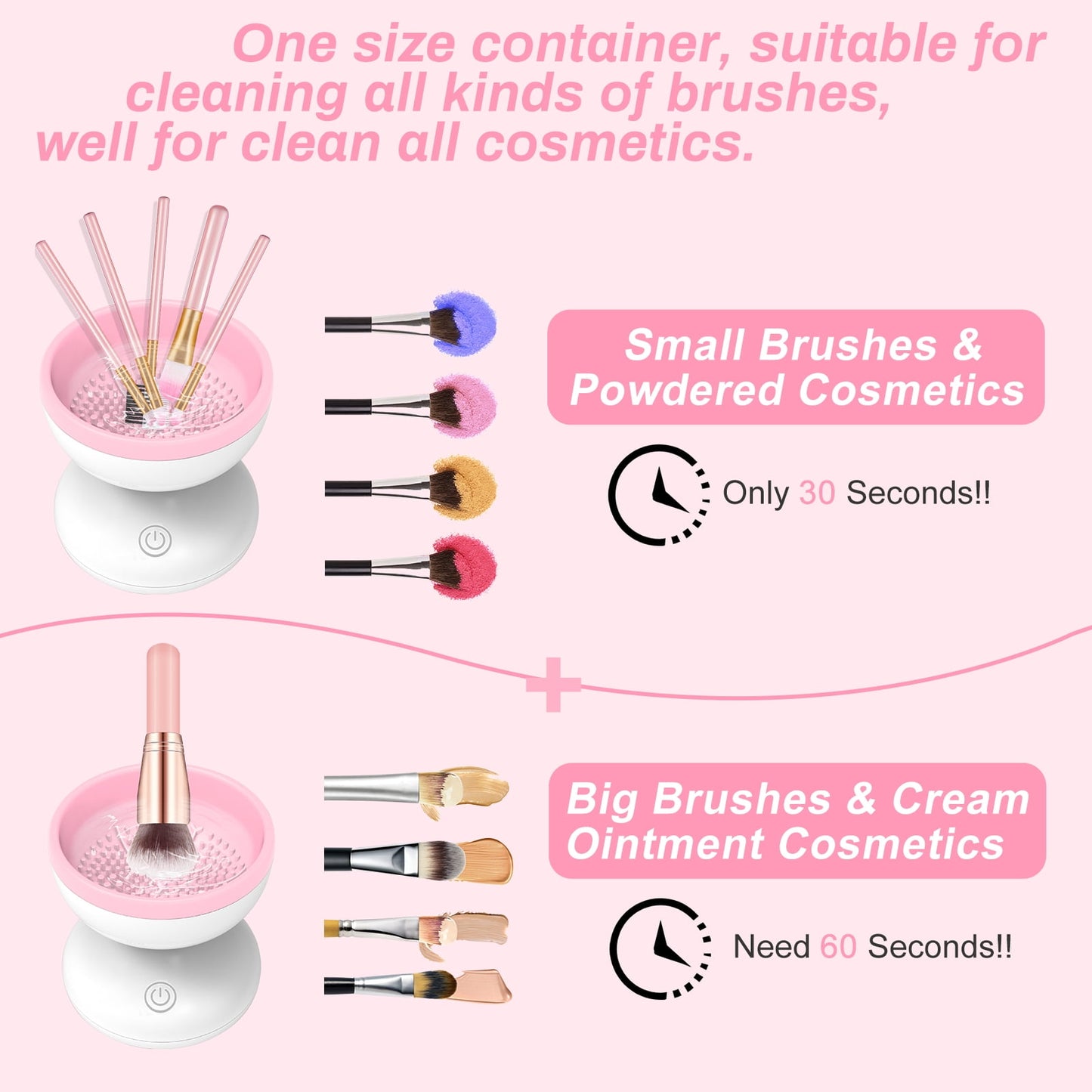 Portable Makeup Brush Cleaner