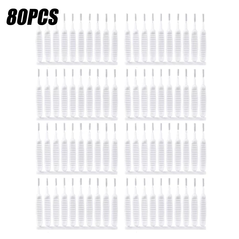 10-500PCS Shower Cleaning Brush Bathroom Micro Nylon Brush Nozzle Anti-Blocking Cleaning Tools Bathroom Accessories