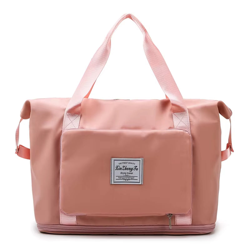 Foldable Large Capacity Storage Folding Bag Travel Bags Tote Carry on Luggage Handbag Waterproof Duffel Women Shoulder Bags