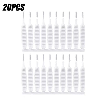 10-500PCS Shower Cleaning Brush Bathroom Micro Nylon Brush Nozzle Anti-Blocking Cleaning Tools Bathroom Accessories