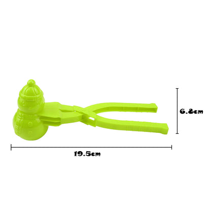 Cute Duck Shaped Snowball Maker Clip Children Outdoor Plastic Winter Snow Sand Mold Tool for Snowball Fight Outdoor Fun Sports