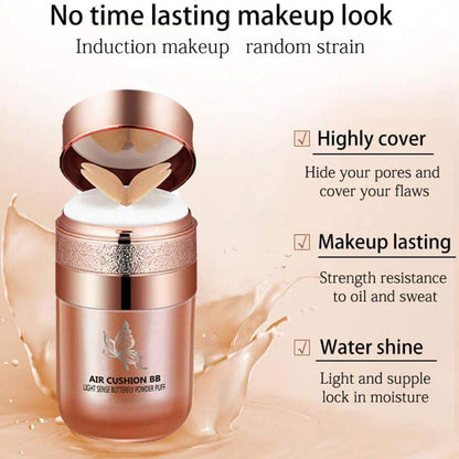 Air Cushion BB Cream with Butterfly Powder Puff