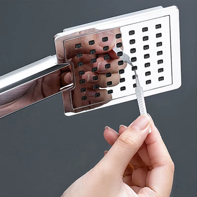 10-500PCS Shower Cleaning Brush Bathroom Micro Nylon Brush Nozzle Anti-Blocking Cleaning Tools Bathroom Accessories