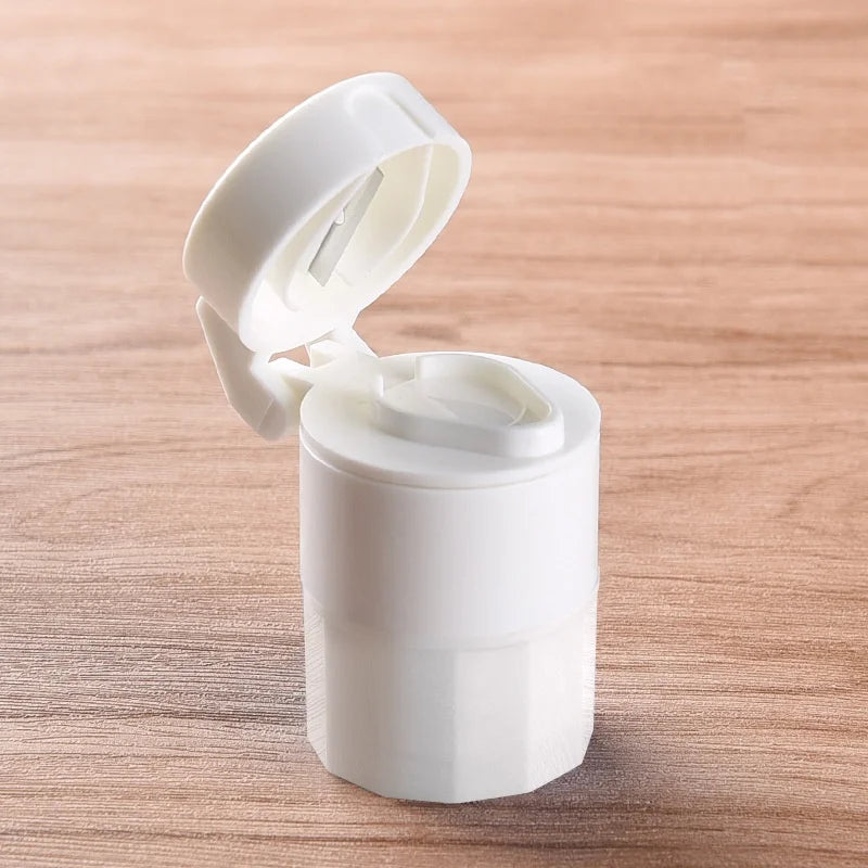 4 in 1 Portable 4 Layer Powder Tablet Grinder Powder Pill Cutter Medicine Splitter Box Storage Crusher Portable Pill Box