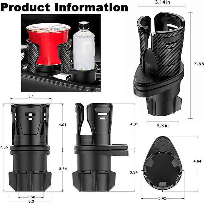 Multicup™ 2 in 1 Multifunctional Car Cup Holder