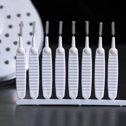 10-500PCS Shower Cleaning Brush Bathroom Micro Nylon Brush Nozzle Anti-Blocking Cleaning Tools Bathroom Accessories