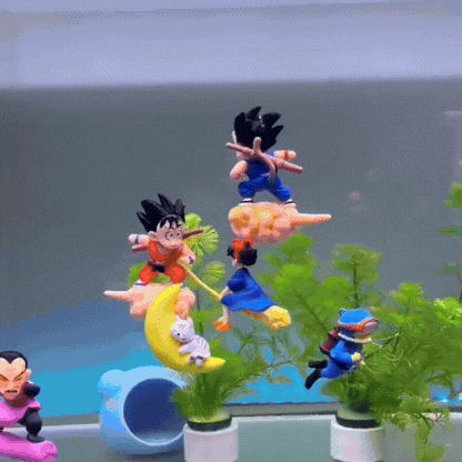 Floating Aquarium Divers Cartoon - 5 Pieces
