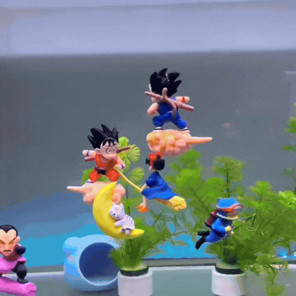 Floating Aquarium Divers Cartoon - 5 Pieces