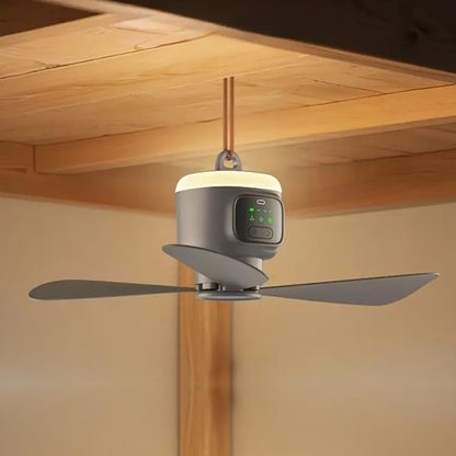 Portable Camping Fan with Light