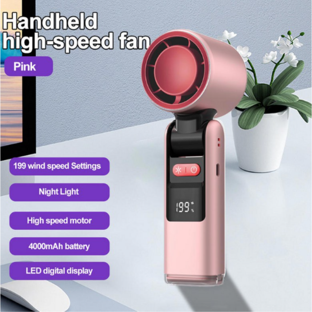 USB Rechargeable Turbo Pocket Fan