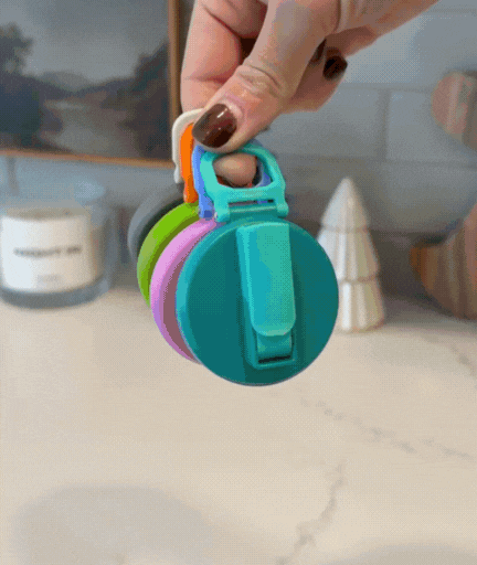Soda Can Lids with Straws