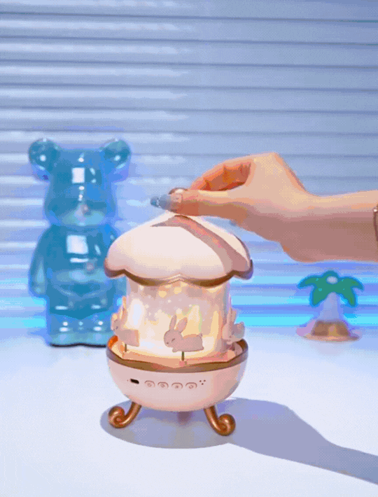 Magical Bunny LED Night Light Projector