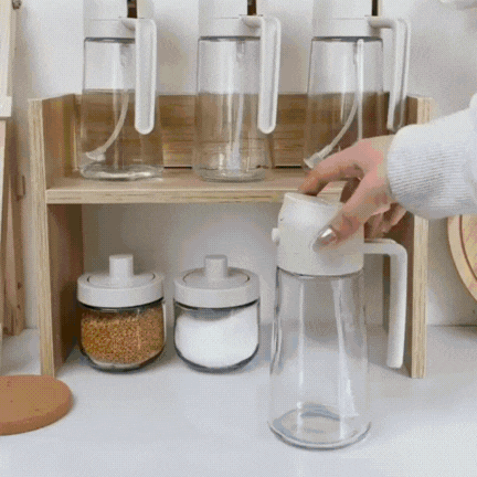 2-in-1 Glass Oil Dispenser and Sprayer