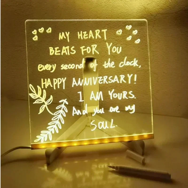 Creative LED Acrylic Writing Board