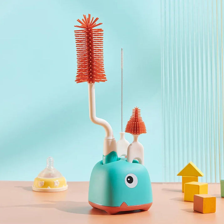 Dino Bottle Brush Set