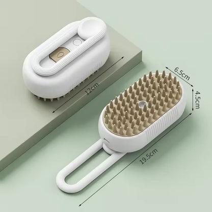 Pet Grooming Steam Brush