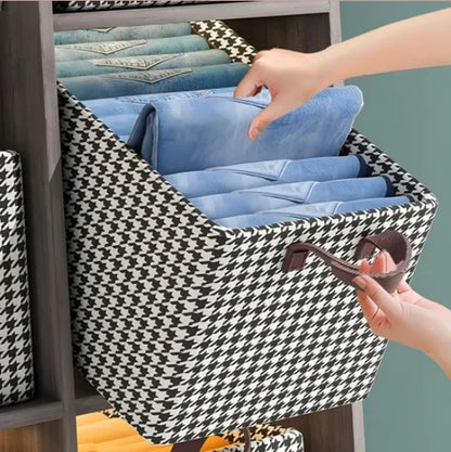 Foldable Jeans Organizer for Closet - Set of 2/4/6/8 Pieces