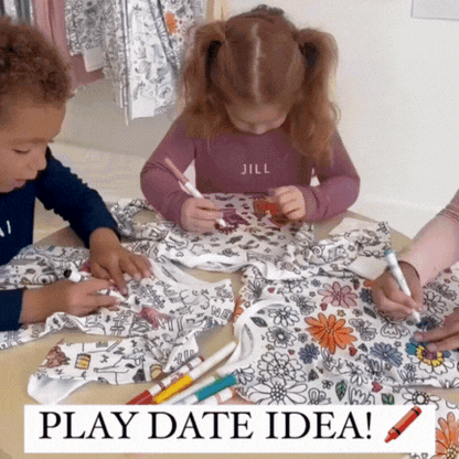 Colorable Kids Pajama Set