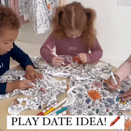 Colorable Kids Pajama Set