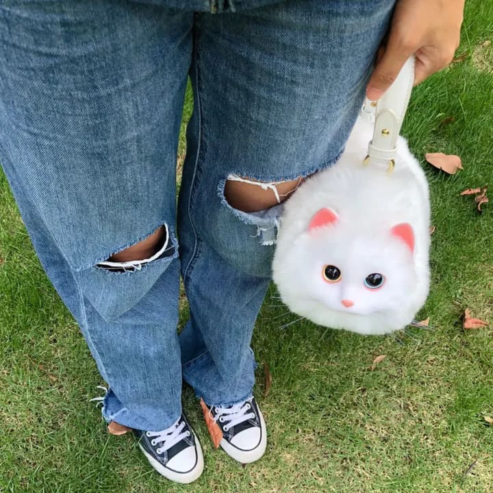 Fluffy Cat Handbag